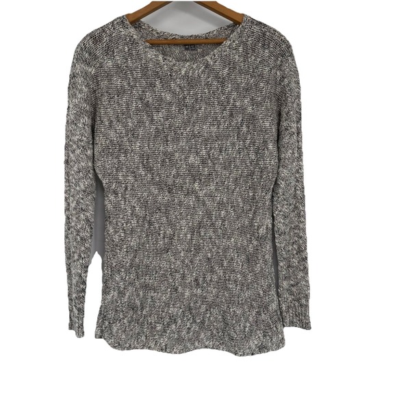 Vince Womens Marled Linen Blend Sweater XS Oversized Capsule Minimal Lightweight - Picture 1 of 5